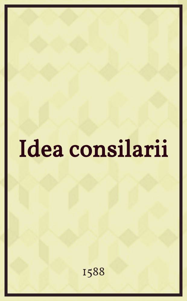 Idea consilarii