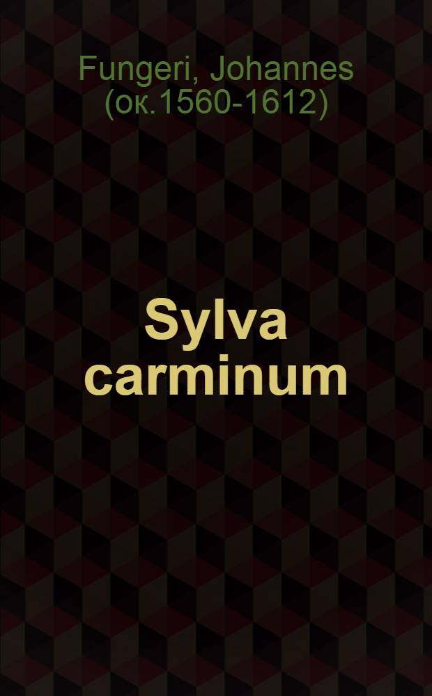 Sylva carminum