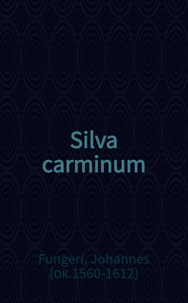 Silva carminum