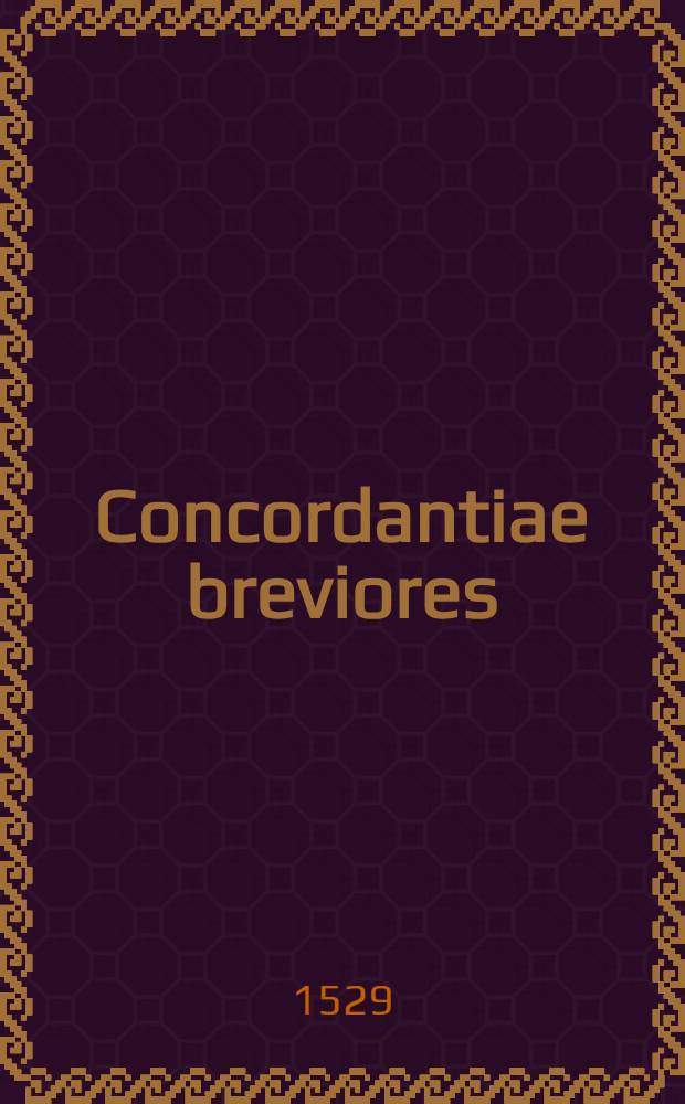 Concordantiae breviores