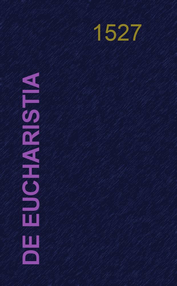 De eucharistia