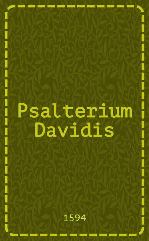 Psalterium Davidis