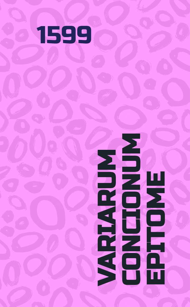 Variarum concionum epitome