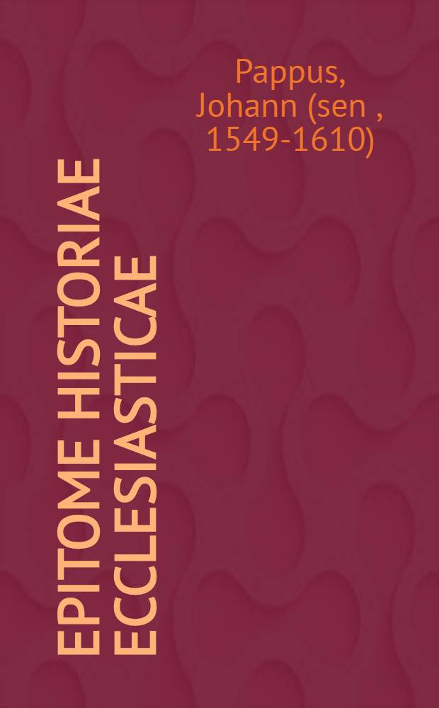 Epitome historiae ecclesiasticae
