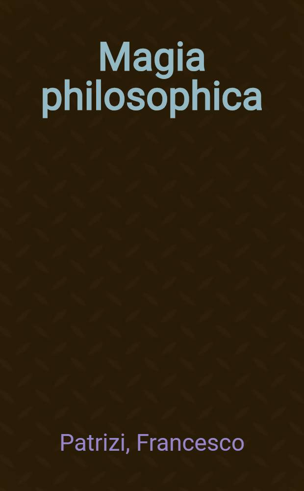 Magia philosophica