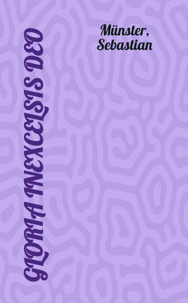 Gloria inexcelsis Deo