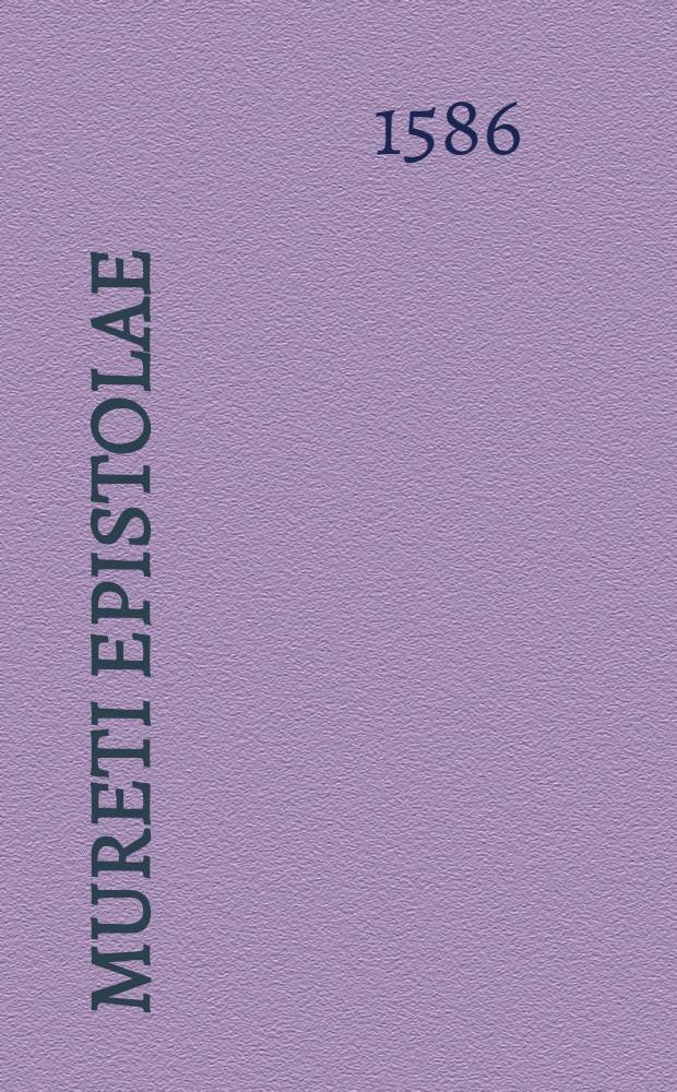 Mureti Epistolae