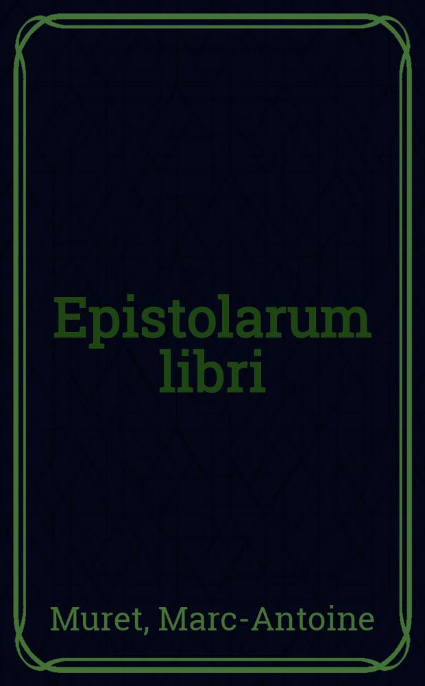 Epistolarum libri