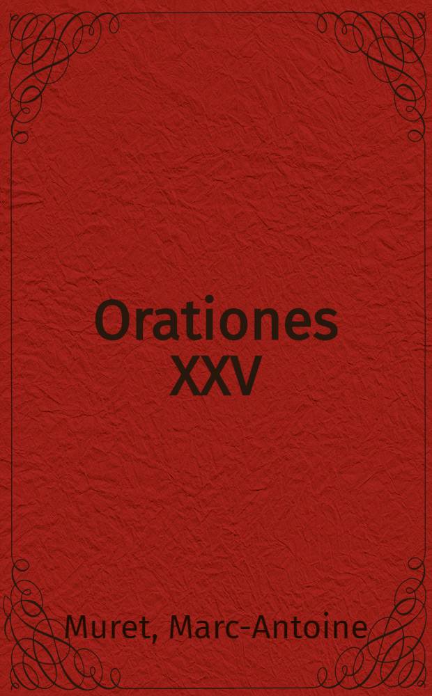 Orationes XXV