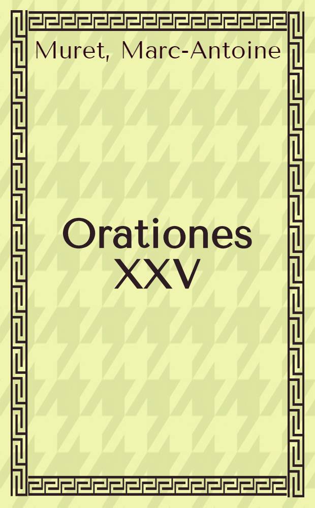 Orationes XXV