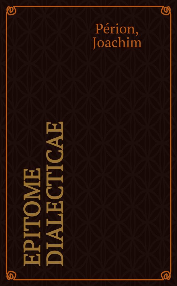Epitome dialecticae