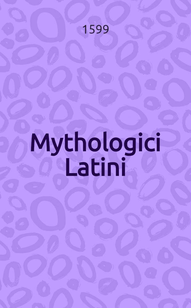 Mythologici Latini