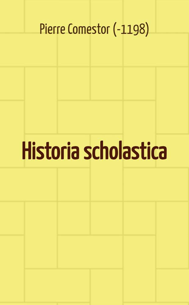 Historia scholastica