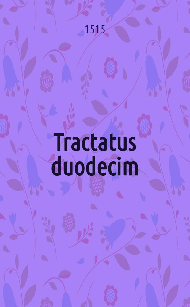 Tractatus duodecim