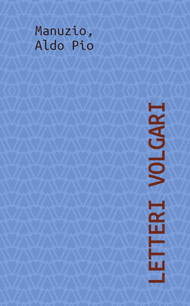 Letteri volgari
