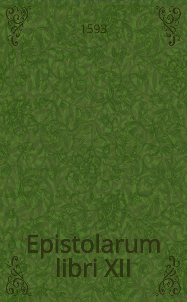 Epistolarum libri XII