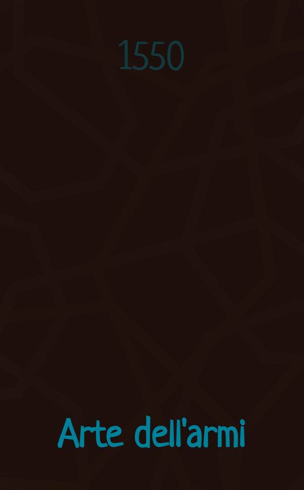 Arte dell'armi