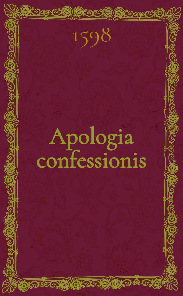 Apologia confessionis