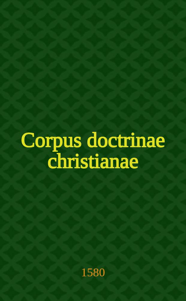 Corpus doctrinae christianae