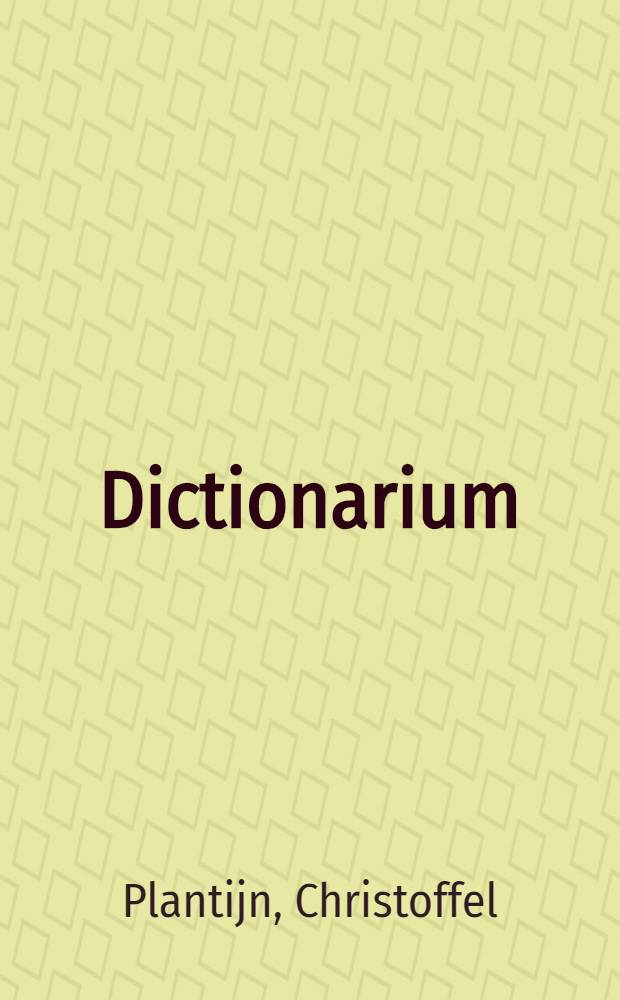 Dictionarium