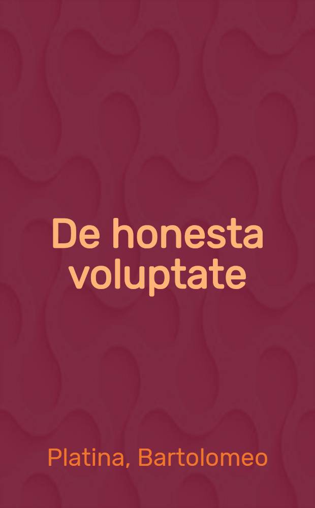 De honesta voluptate