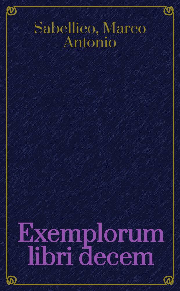 Exemplorum libri decem