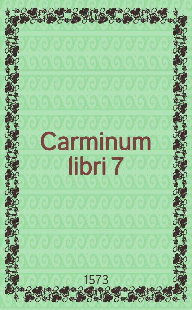 Carminum libri 7