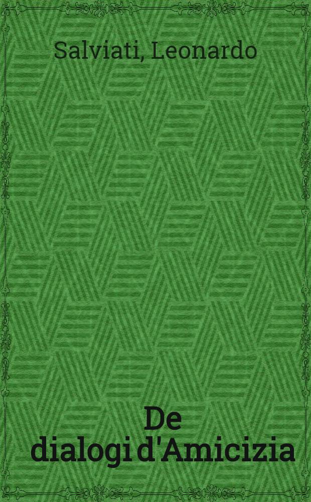 De dialogi d'Amicizia
