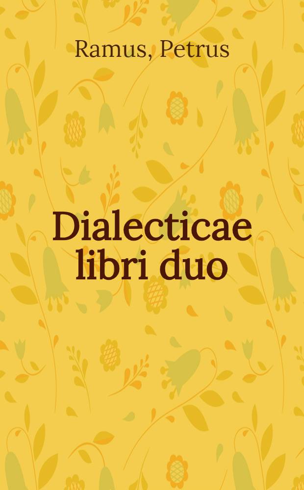 Dialecticae libri duo