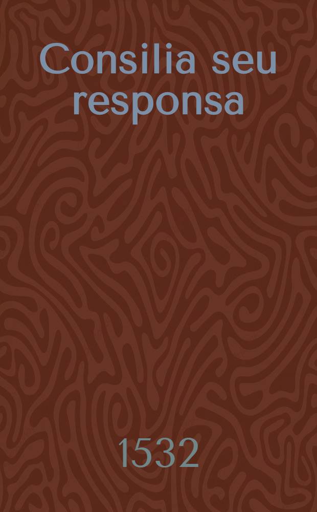 Consilia seu responsa