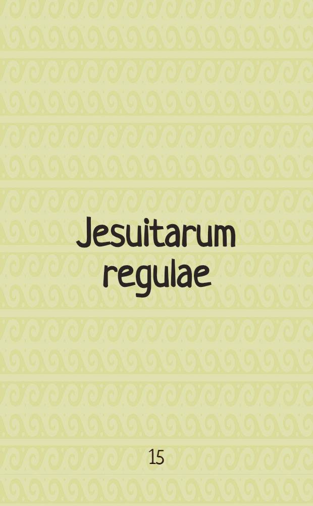 Jesuitarum regulae