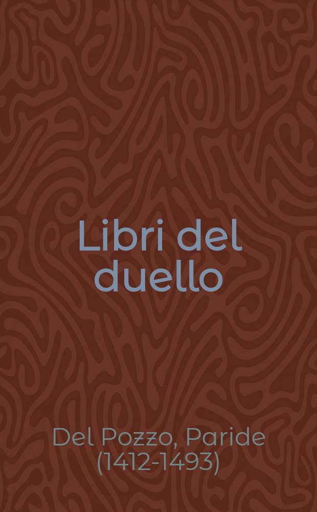 Libri del duello