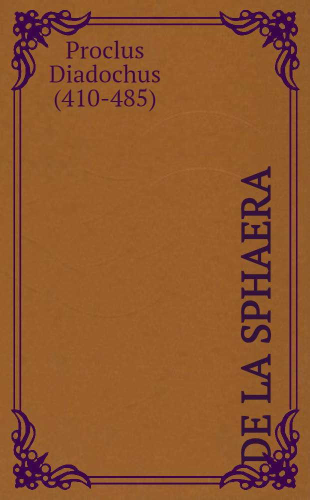 De la sphaera