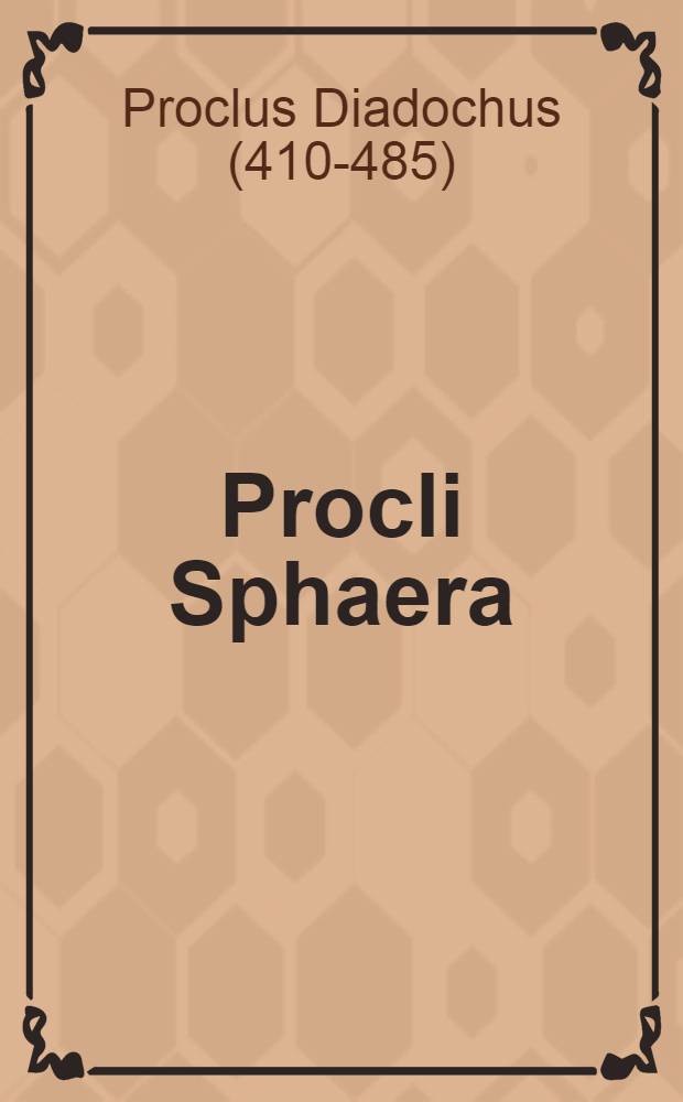 Procli Sphaera