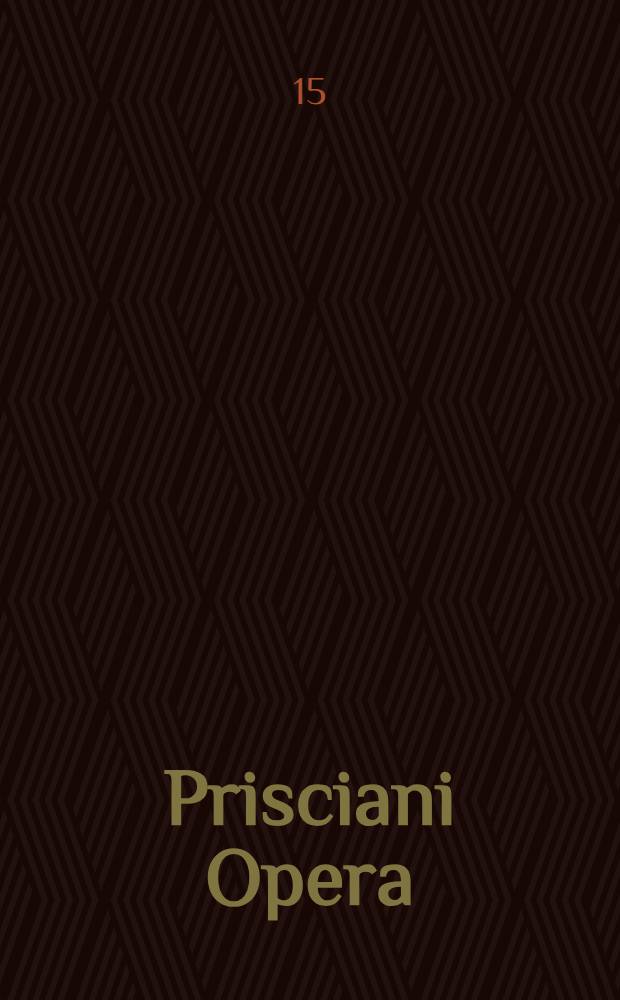 Prisciani Opera