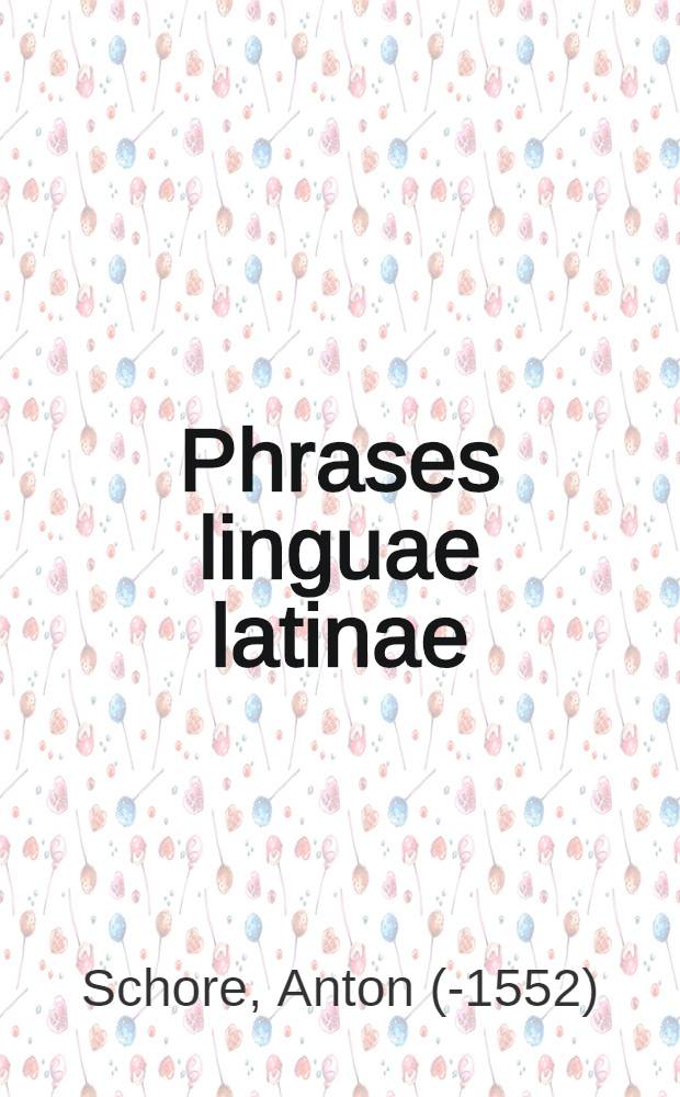 Phrases linguae latinae