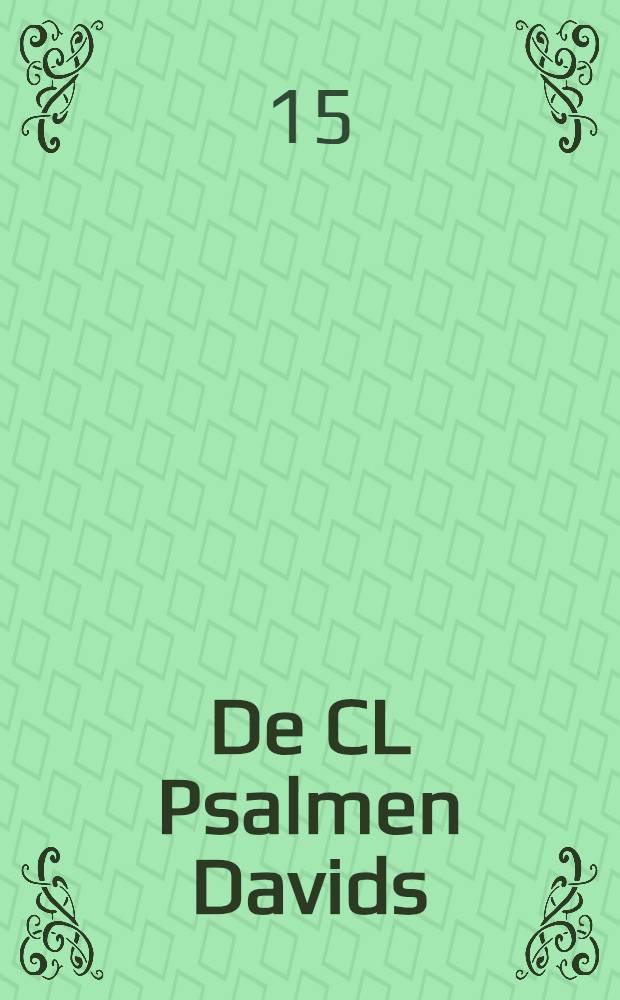 De CL Psalmen Davids