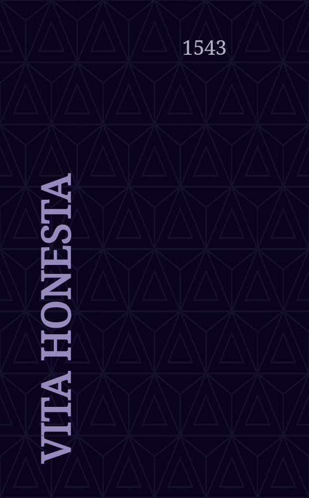 Vita honesta