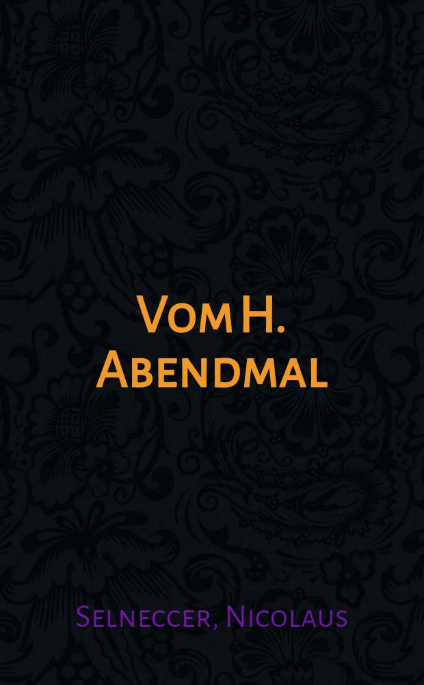 Vom H. Abendmal