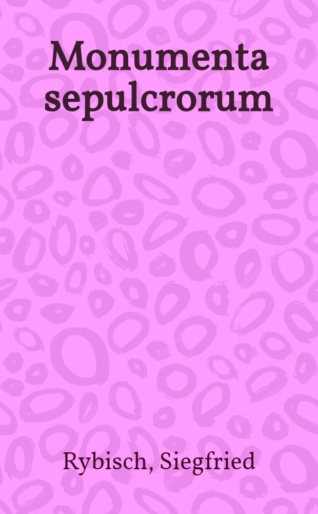 Monumenta sepulcrorum