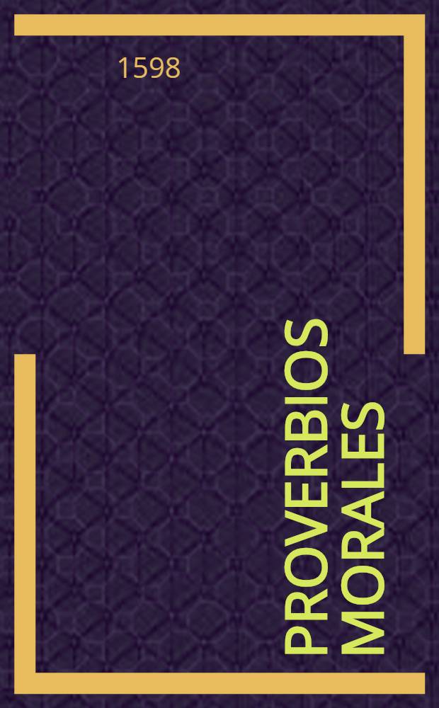 Proverbios morales