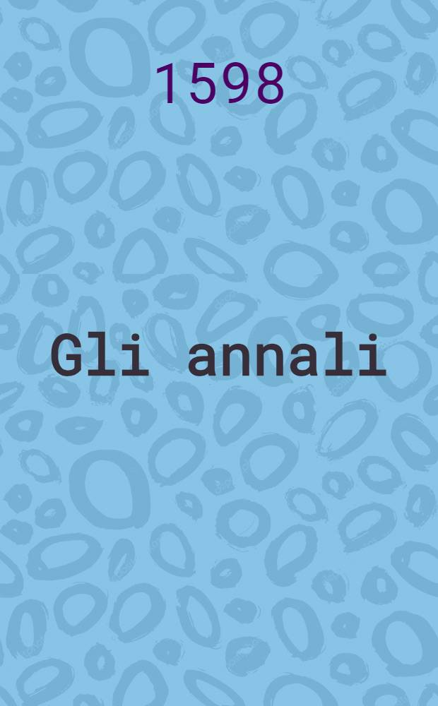 Gli annali