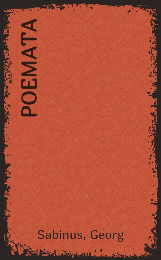 Poemata