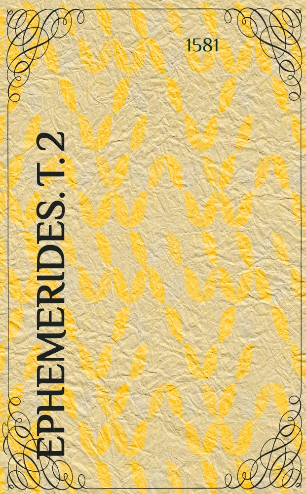 Ephemerides. T. 2