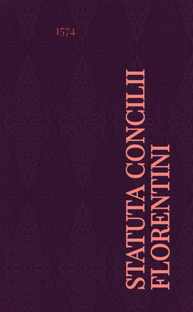 Statuta concilii Florentini
