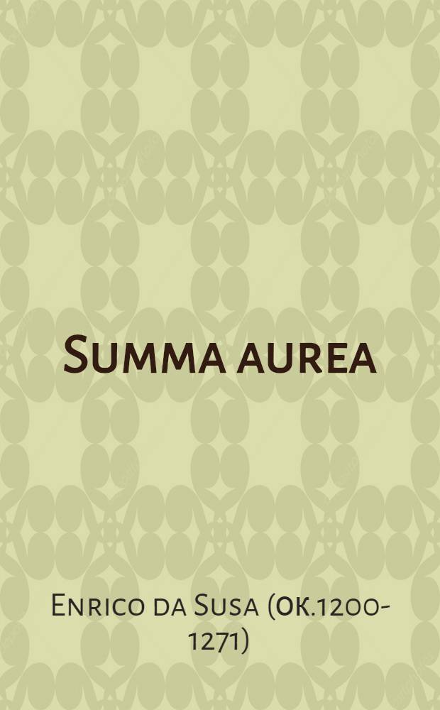 Summa aurea