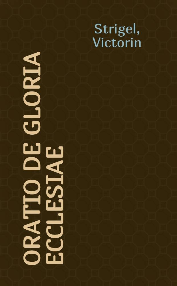 Oratio de gloria ecclesiae