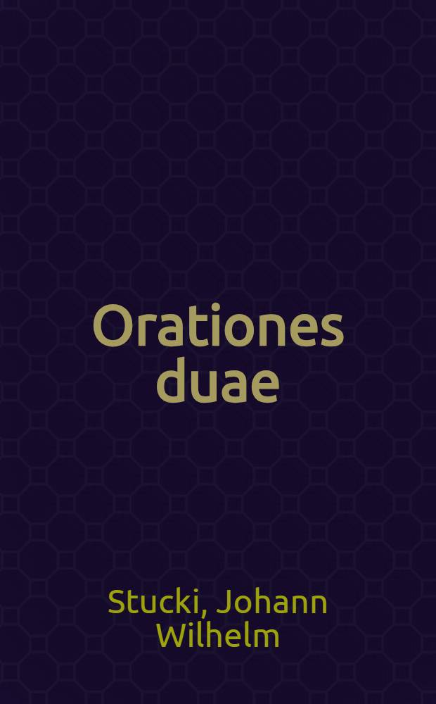 Orationes duae