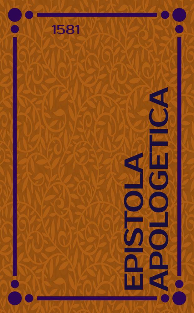 Epistola apologetica