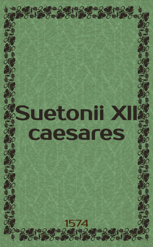 Suetonii XII caesares